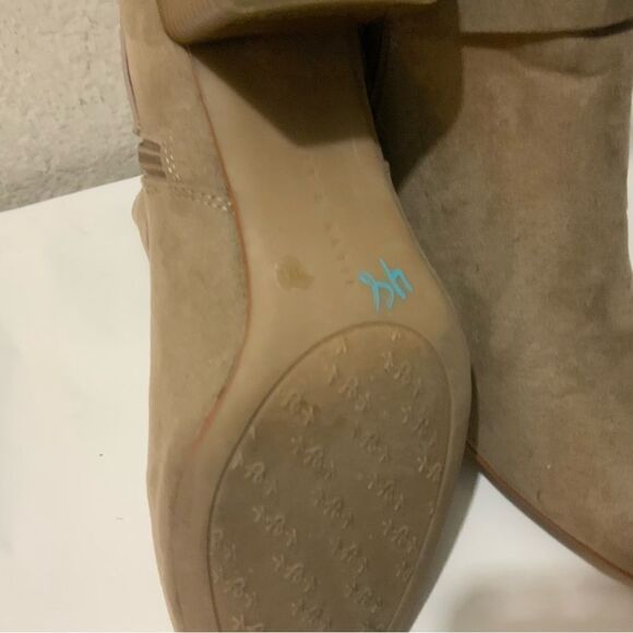 Kelly & Katie ankle boots buckle zip tan suede women size 8 - Picture 11 of 12